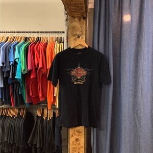 Vintage 2011 Harley Davidson Black Graphic T-Shirt